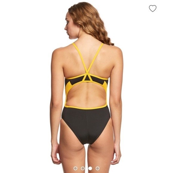 Sporti Poly Pro Splice Black One Piece Practice Swimsuit Women’s Size 32 Small - Picture 2 of 6